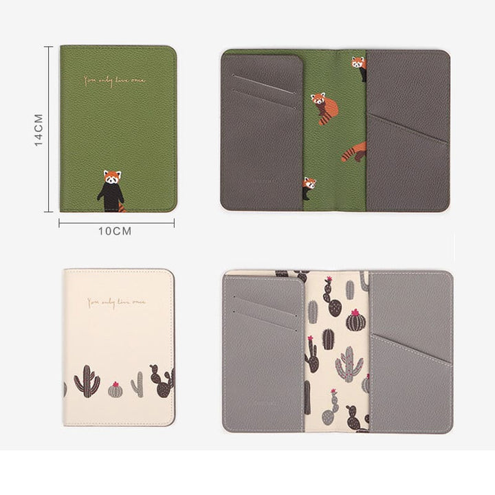 Lovely Small Animals and Plants Passport Cover