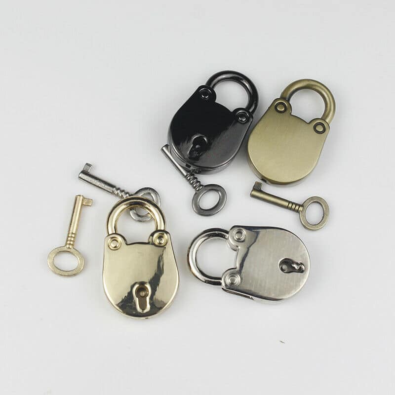 Mini Metal Padlock with Key