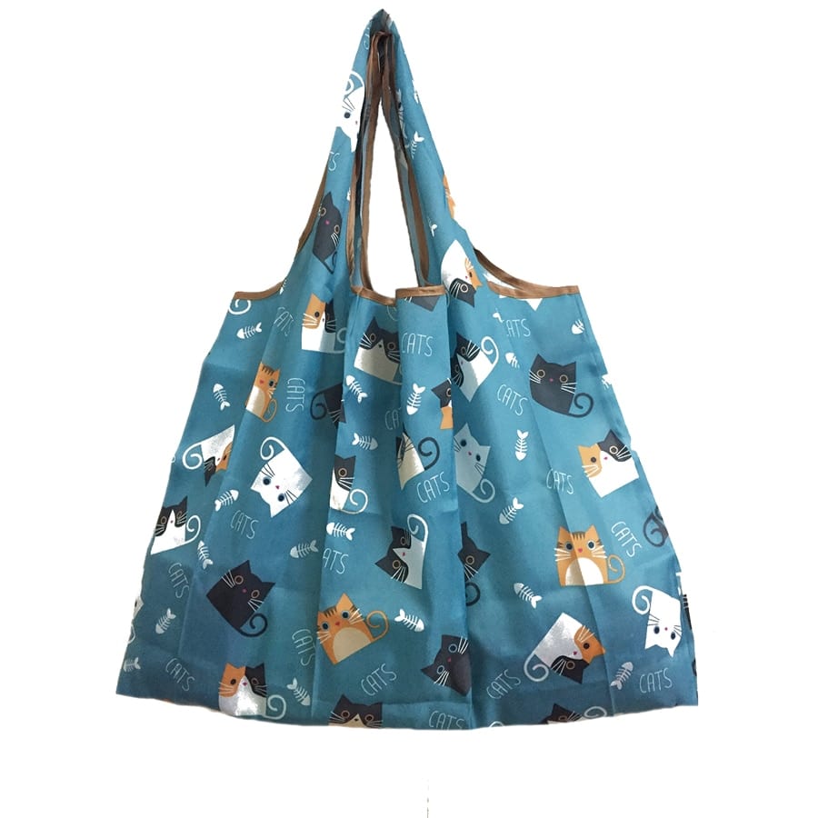 Large Folding Patterned Shopping Bag