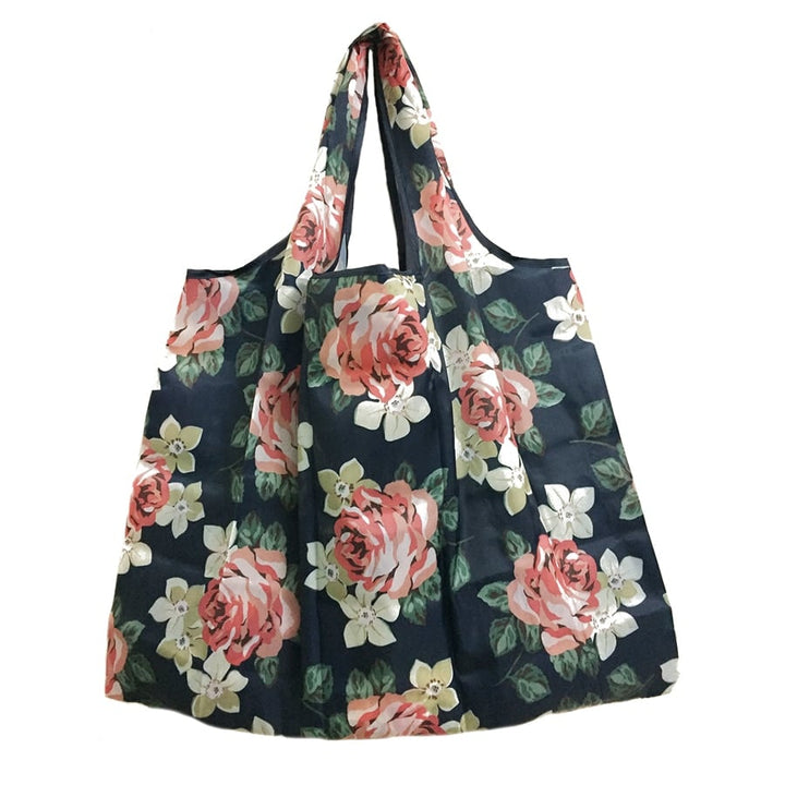 Large Folding Patterned Shopping Bag