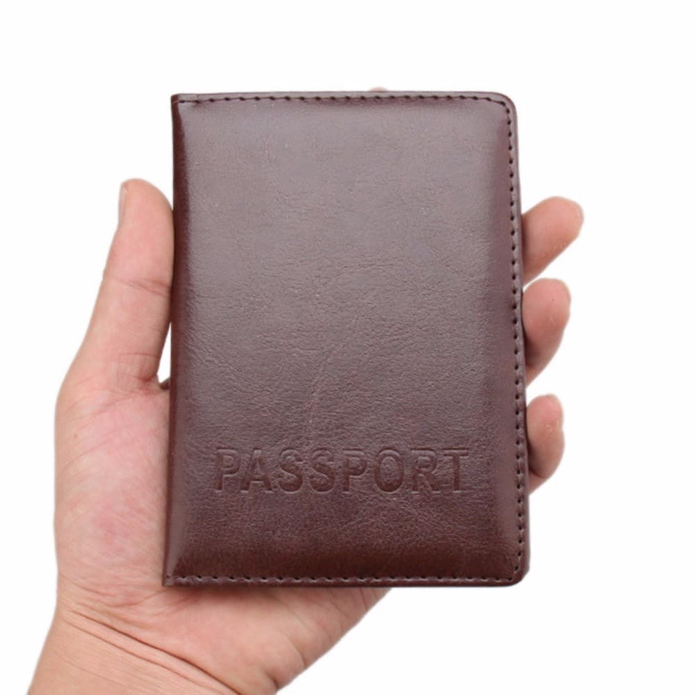 Leather Passport and Card Holder