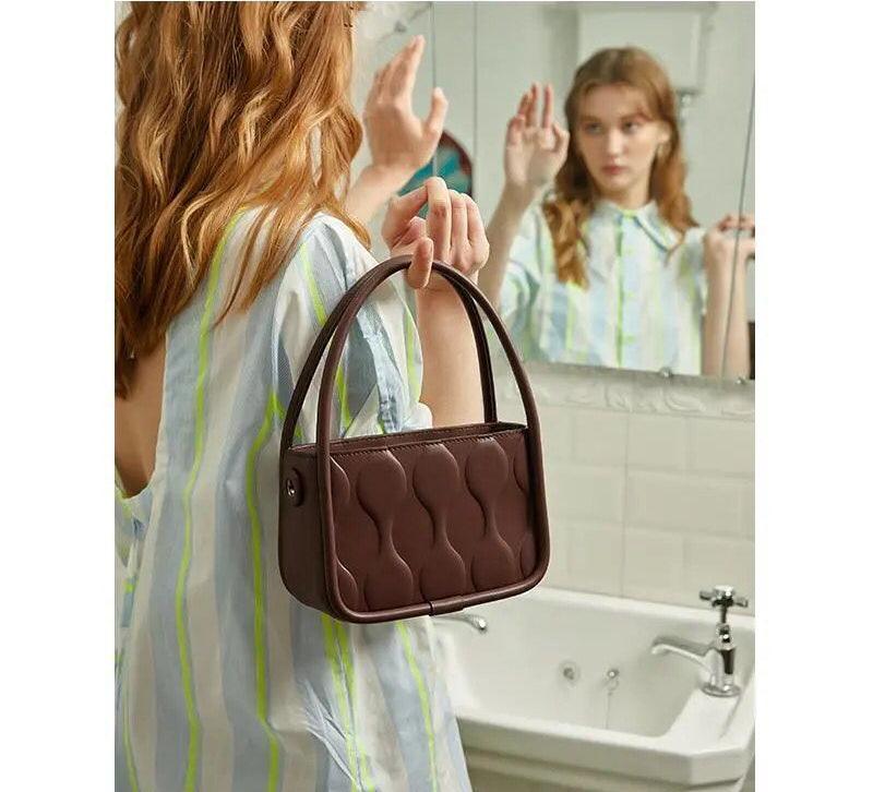 Fashion Retro Grandma Bag Simple Messenger Female Bag - MRSLM