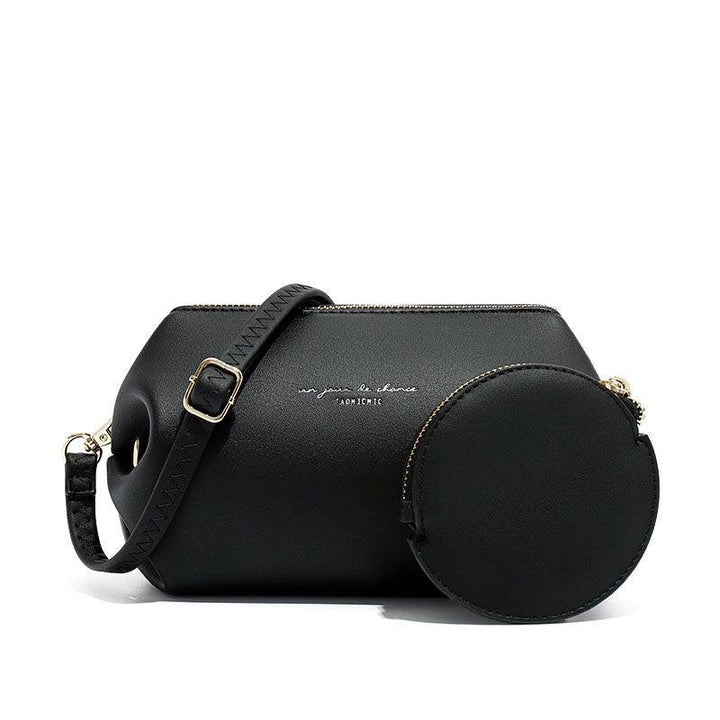 Fashionable Simple Cylindrical Crossbody Female Bag - MRSLM