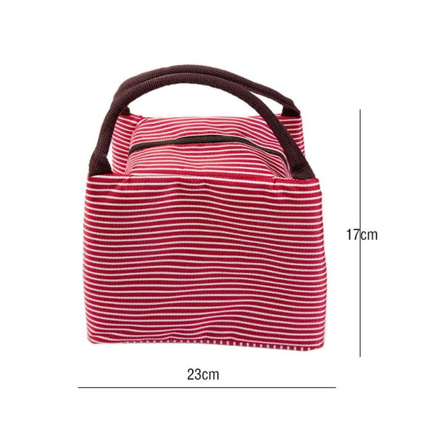 Striped Lunch Bag