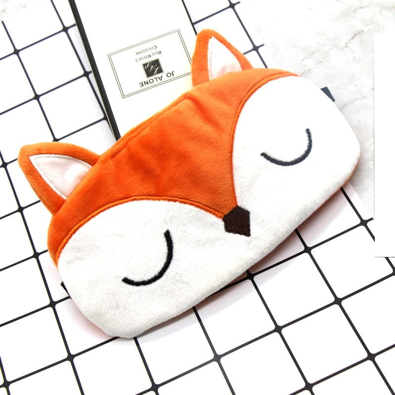 Lovely Fox Shaped Plush Travel Pillows