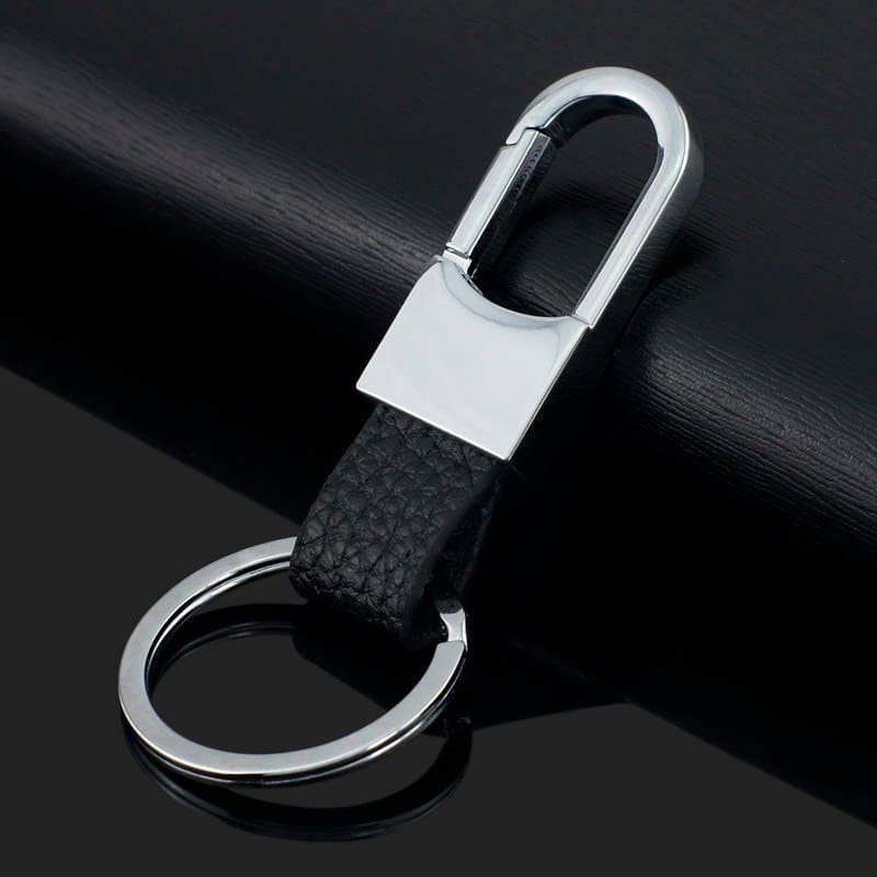 Men's Classic Leather Keychain