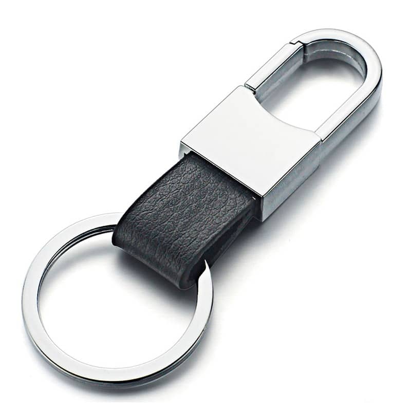 Men's Classic Leather Keychain