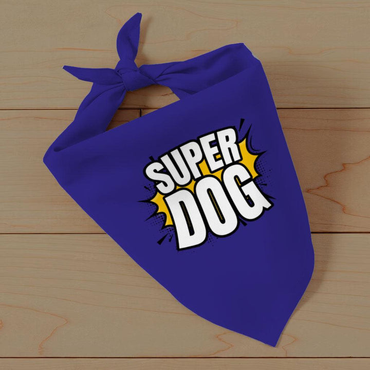 Super Pet Bandana - Colorful Dog Bandana - Graphic Pet Scarf - MRSLM