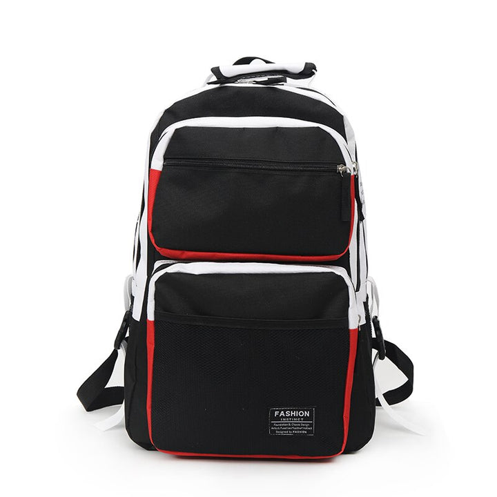 Men's Contrast Design Travel Backpack