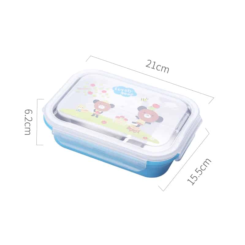 Leakproof Stainless Steel Lunch Box for Kids