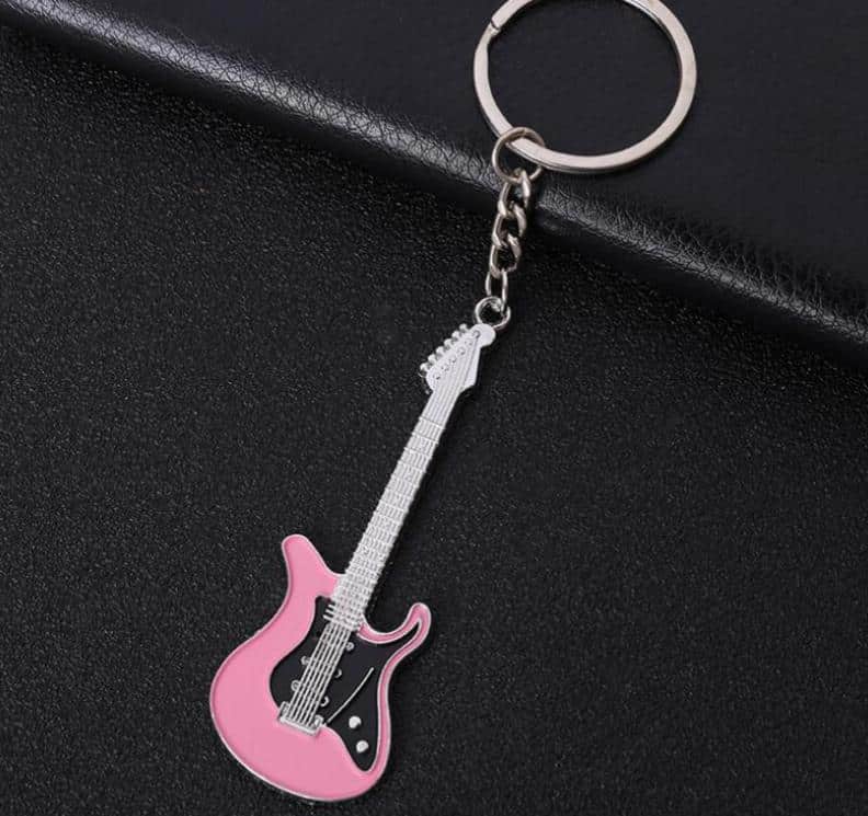 Guitar Key Chain For Car