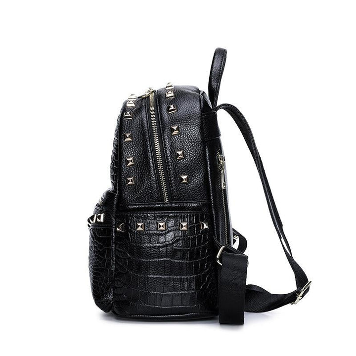 New fashion all-match soft leather backpack - MRSLM