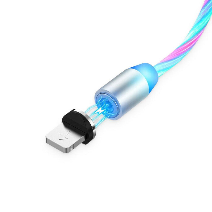 Blue LED 3-in-1 USB Charging Cord - MRSLM