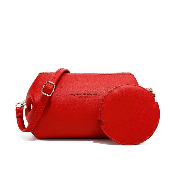 Fashionable Simple Cylindrical Crossbody Female Bag - MRSLM