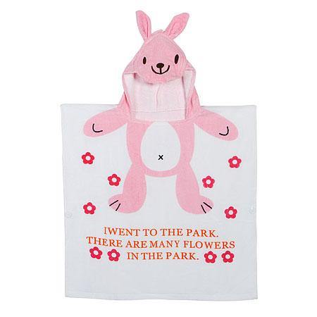 Baby Kids Cute Animal Design Hooded Bathrobe Towels - MRSLM