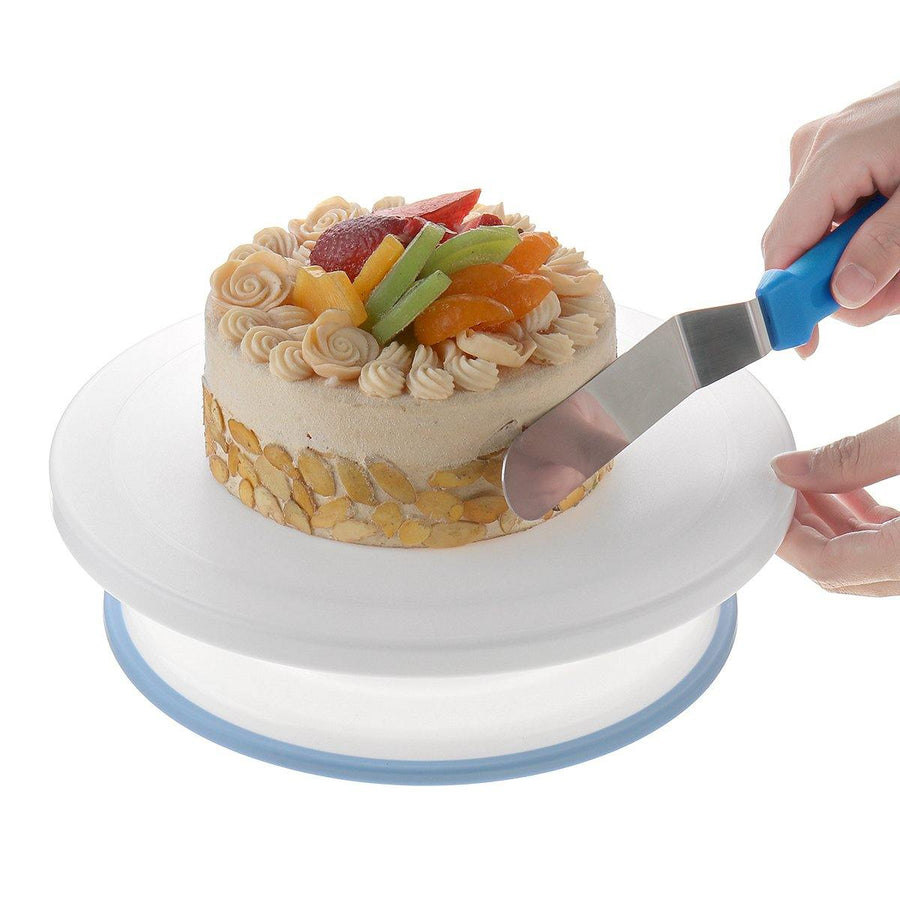 136pcs DIY Cake Decorating Set Stainless Pastry Nozzles Cake Turntable Set Confectionery Bag Baking Tools - MRSLM