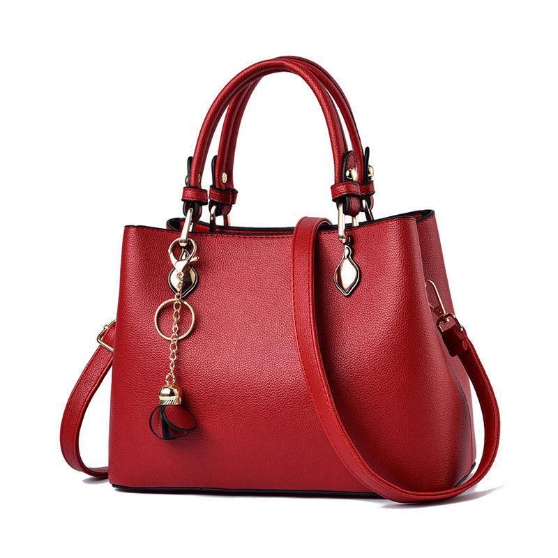 Fashion Style Handbag PU Leather Atmospheric Portable - MRSLM