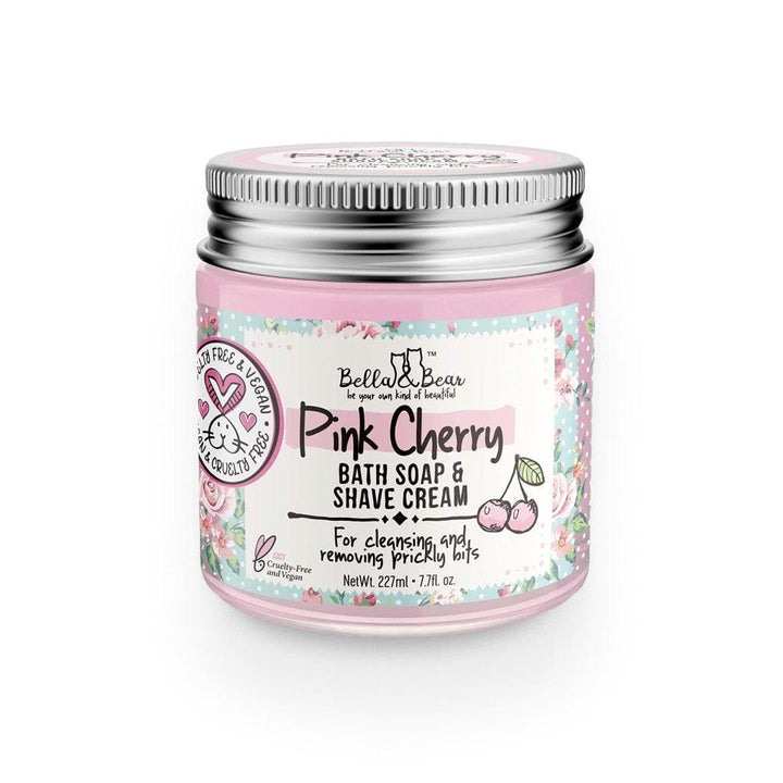 Pink Cherry Whipped Bath Soap & Shave Cream - MRSLM