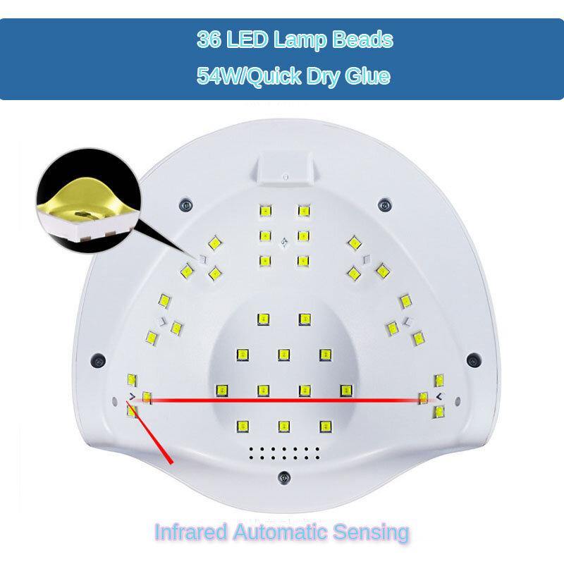 80W Professional 12W LED Lamp Nail Dryer Gel Polish Curing /w Timer - MRSLM