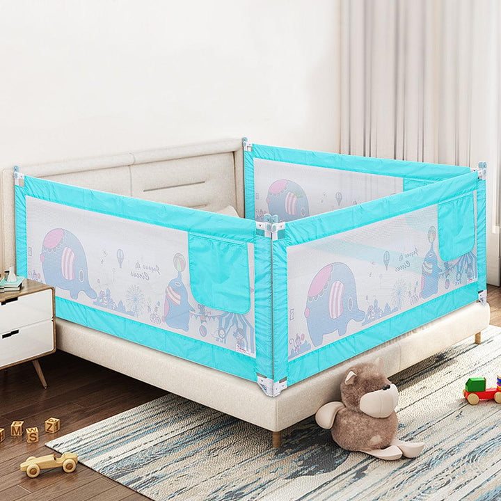 Adjustable Bed Rail Guard Toddler Safety Baby Kids Bedguard Folding Protection Babys Bed Guard - MRSLM