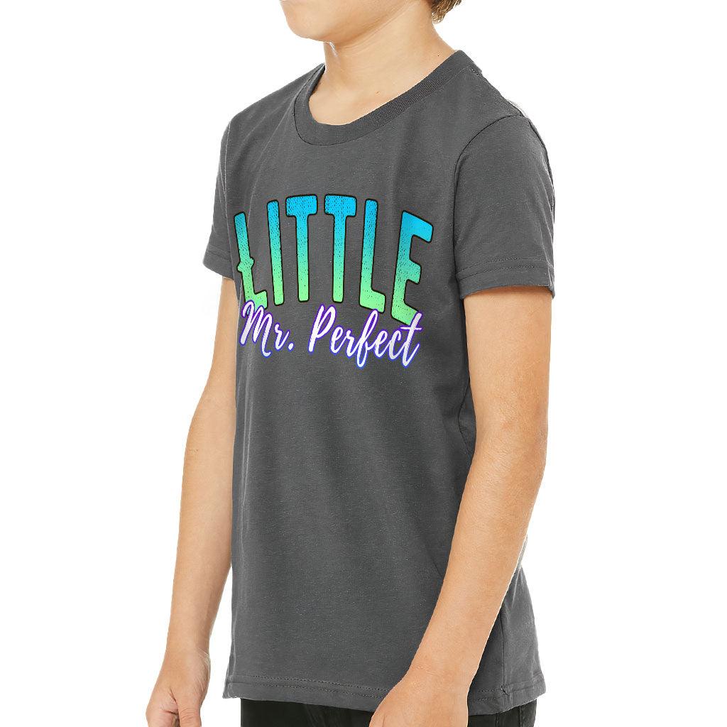 Mr Perfect Kids' T-Shirt - Funny T-Shirt - Cool Design Tee Shirt for Kids - MRSLM