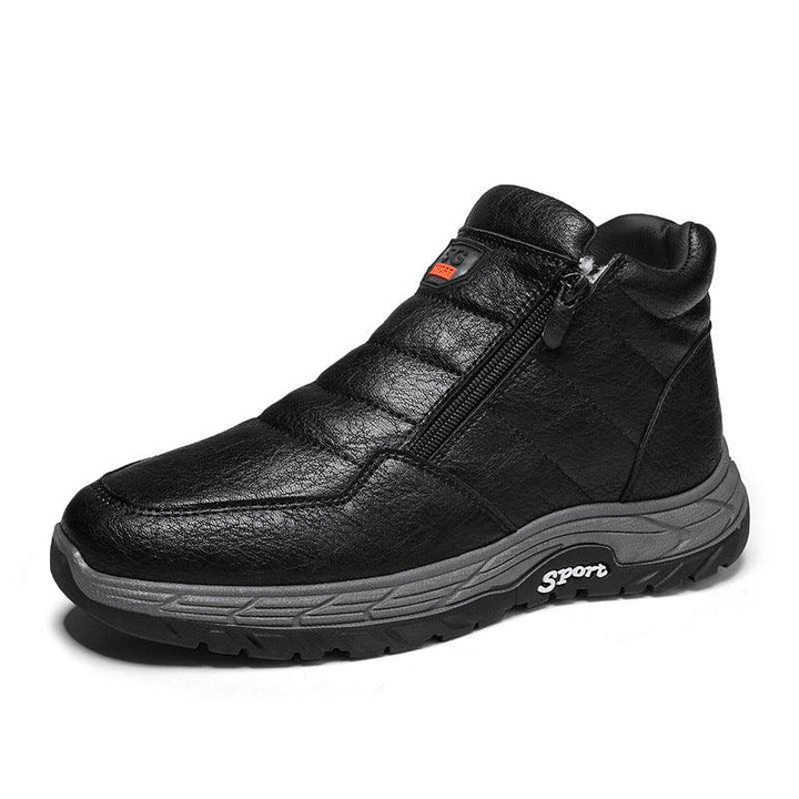 Fleece And Cotton Warm Outdoor Hiking Shoes - MRSLM