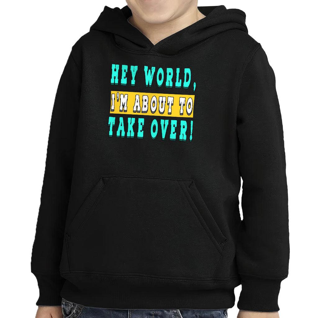 Cool Quote Toddler Pullover Hoodie - Sarcastic Sponge Fleece Hoodie - Printed Hoodie for Kids - MRSLM