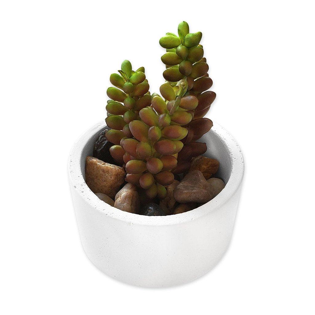 White Round Planter - MRSLM