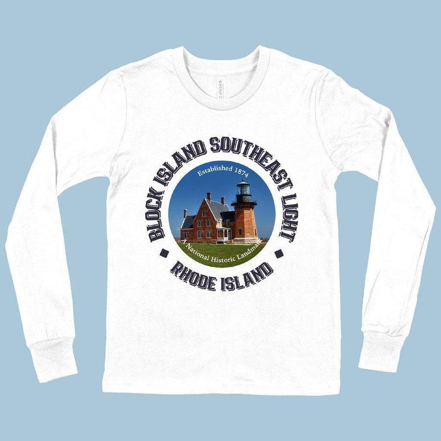 Kids' Block Island Long Sleeve T-Shirt - Rhode Island T-Shirts - MRSLM