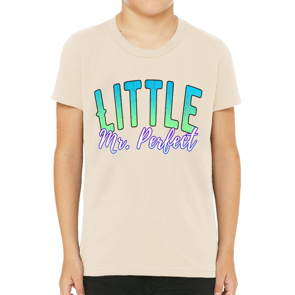 Mr Perfect Kids' T-Shirt - Funny T-Shirt - Cool Design Tee Shirt for Kids - MRSLM