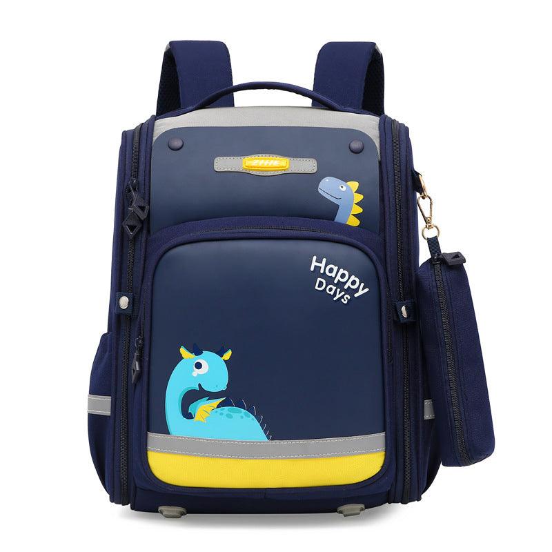 Primary School Cartoon Ultra-light Spine Protection Schoolbag - MRSLM