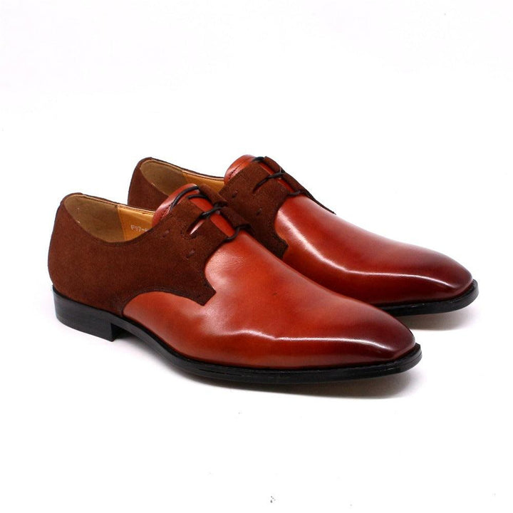 British Style Carved Leather Shoes Business Suit - MRSLM