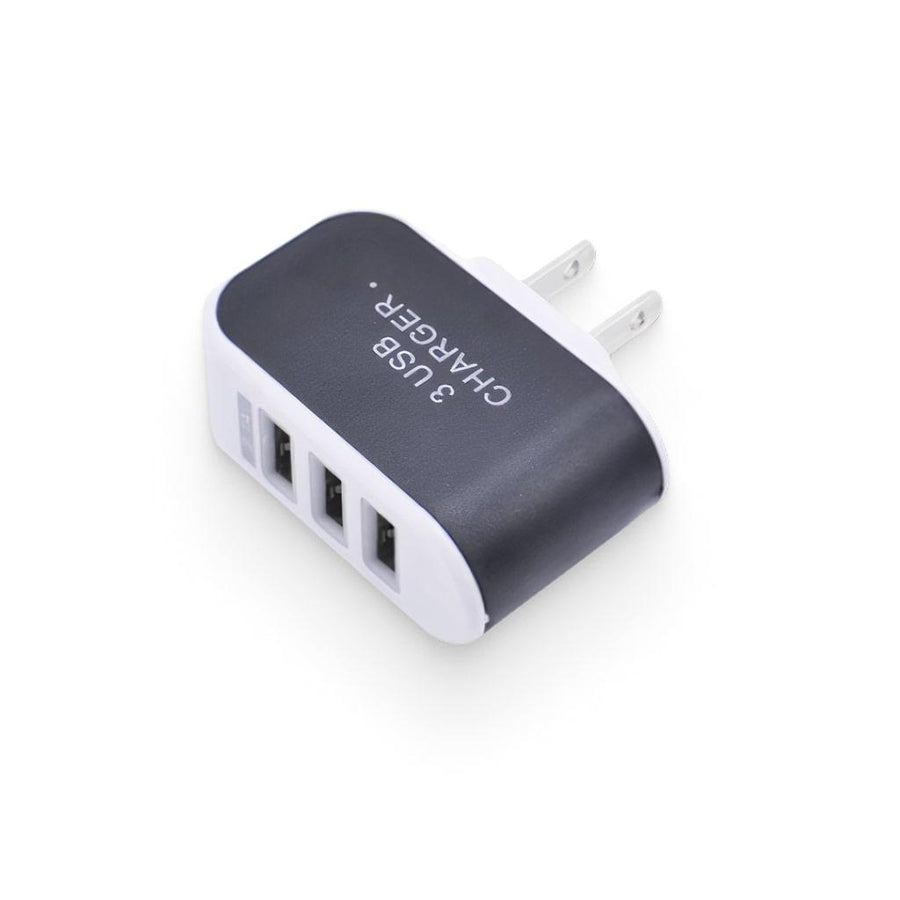 Black 3 Ports USB Charger - MRSLM