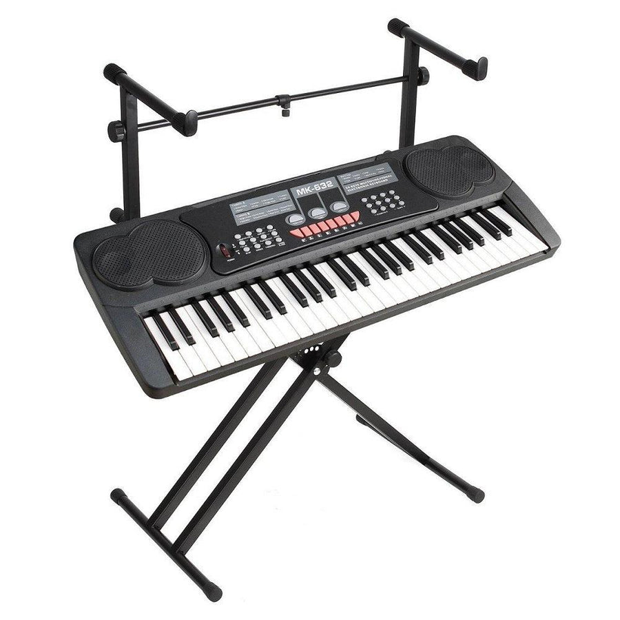 2 Tiers X Style Adjustable Keyboard Stand Folding Electronic Piano Holder - MRSLM