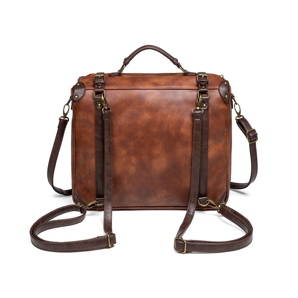 Fashion Creativity Ladies Retro Brown Outdoor Steampunk Backpack - MRSLM