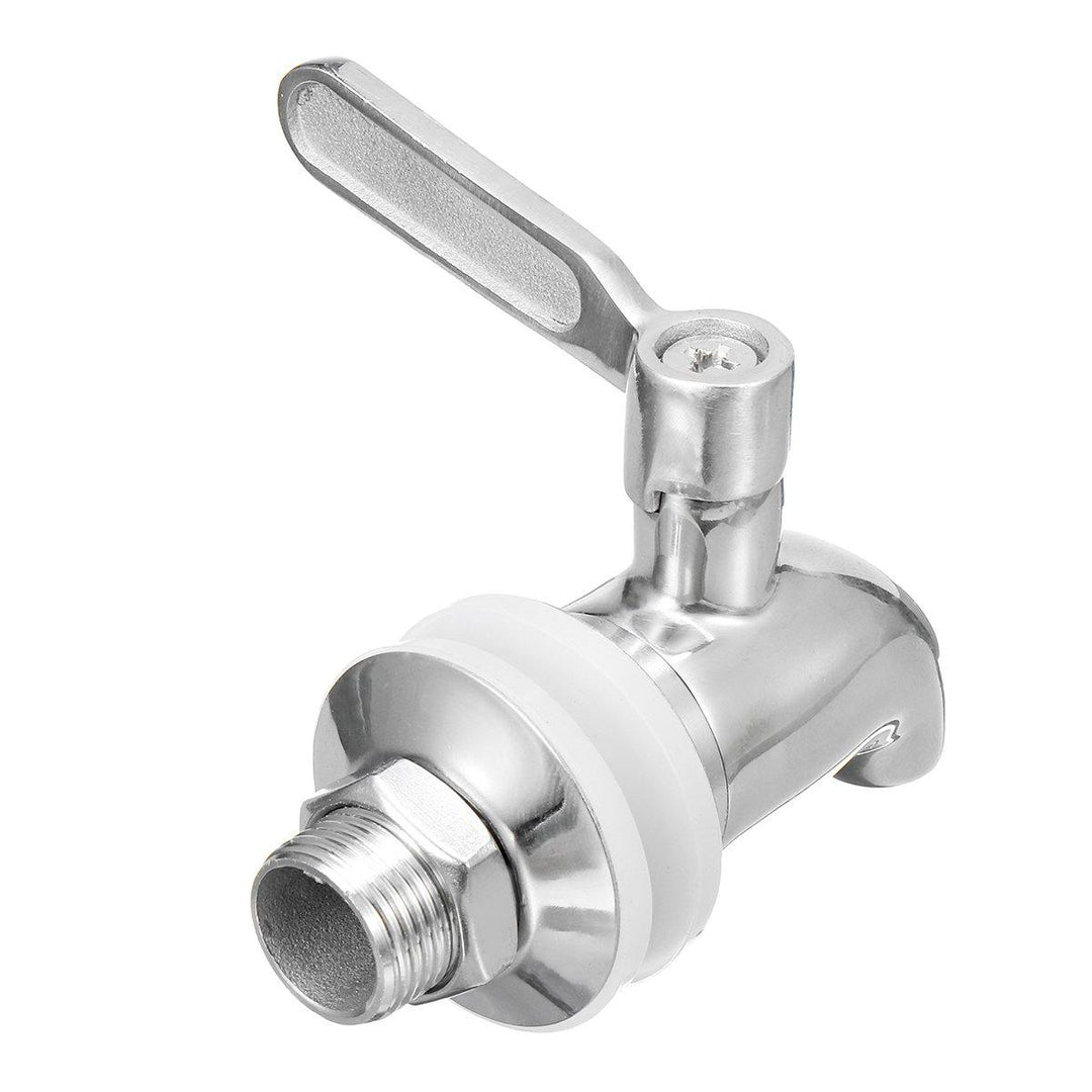 M16 Silver Stainless Steel Faucet Barrel Tap For Drink Beverage Juice Water Coffee With The Switch - MRSLM