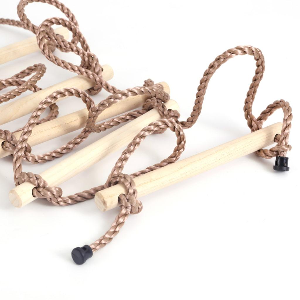 5 Step Climbing Wooden Rope Ladder - MRSLM