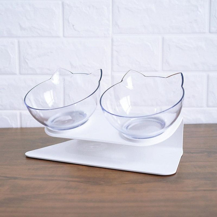 Non-Slip Cat Bowls with Raised Stand - MRSLM